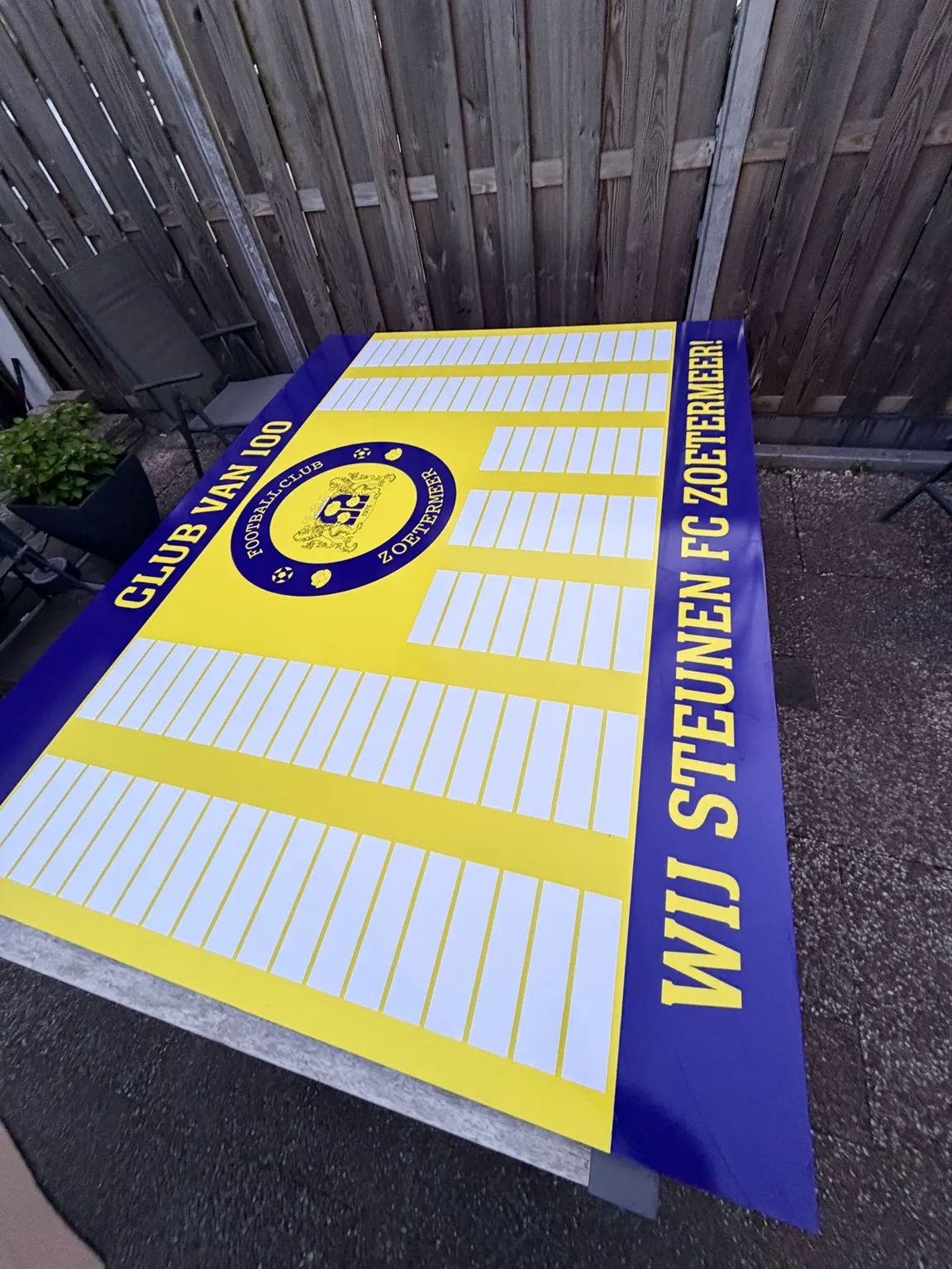 Club van 100-bord voor FC Zoetermeer