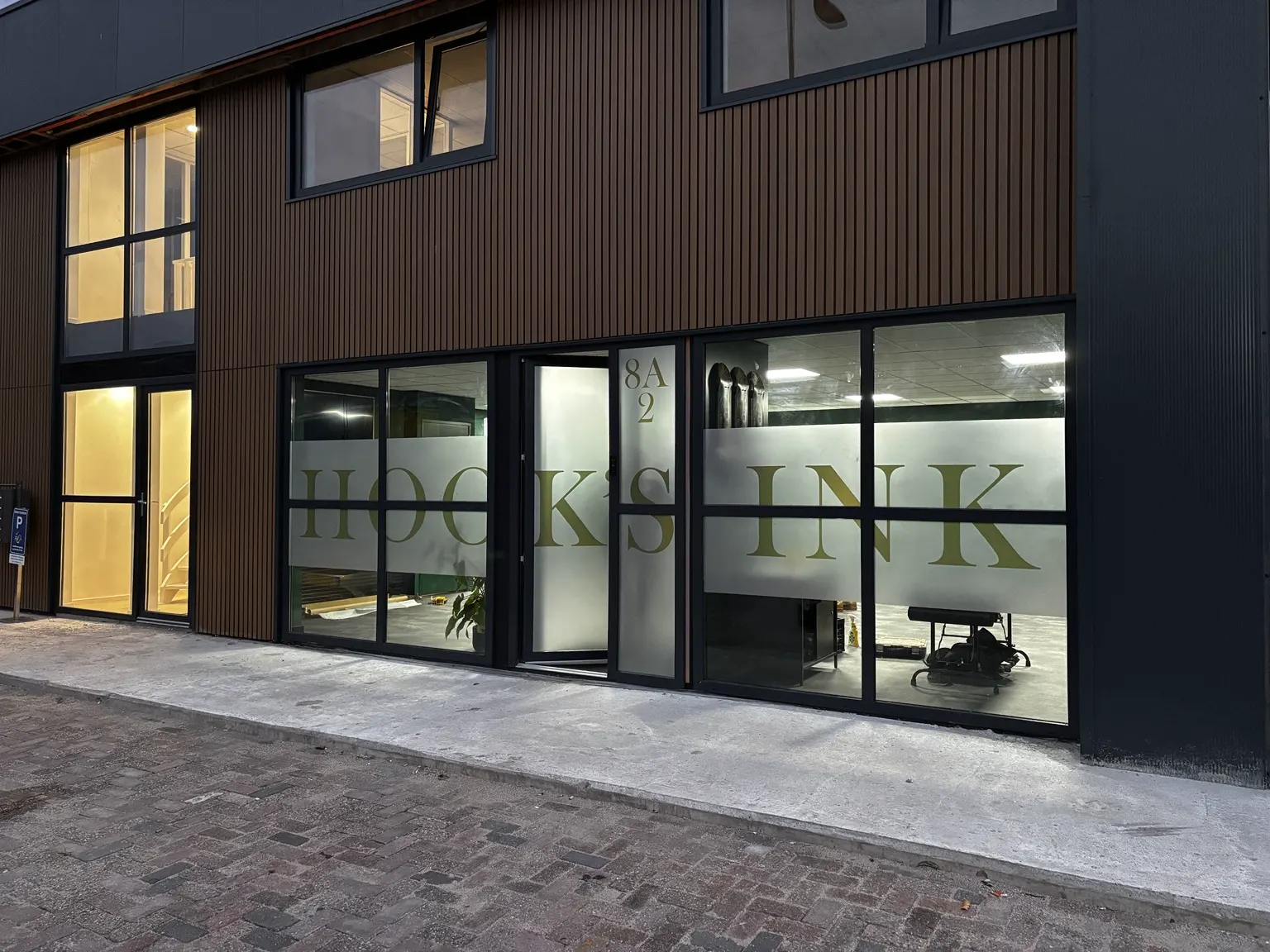 Raambelettering van Hook’s Ink